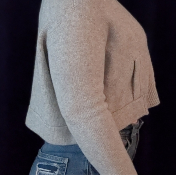 Brunello Cucinelli Cashmere Zip Cardigan NWT  Gray Sparkle Y2K Made In Italy - Picture 12 of 15